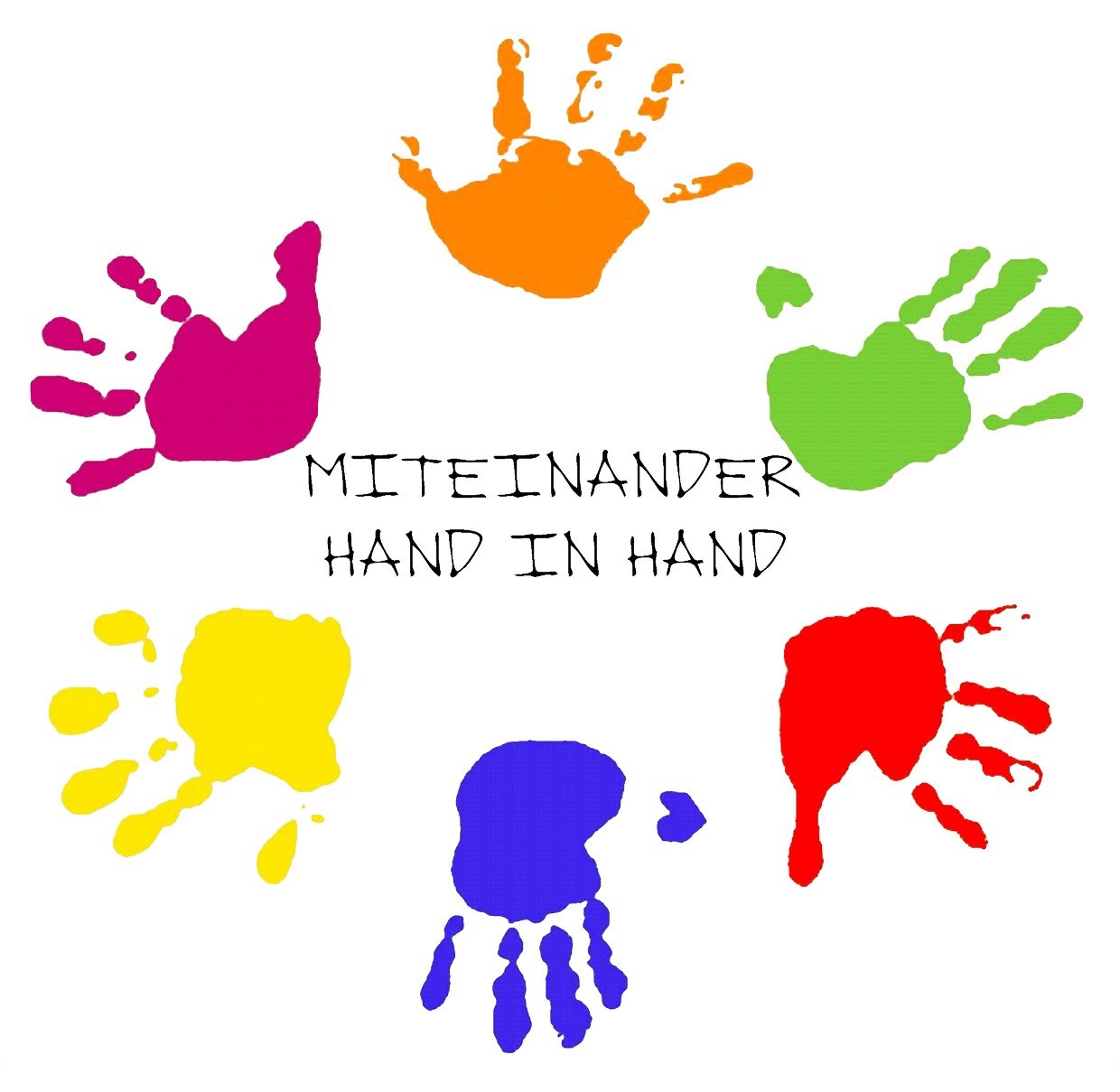 Miteinander Hand in Hand